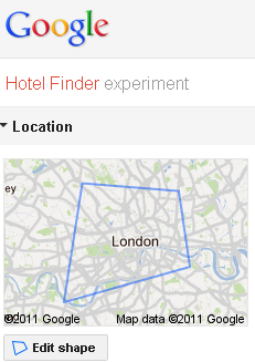 Google Hotel Finder London
