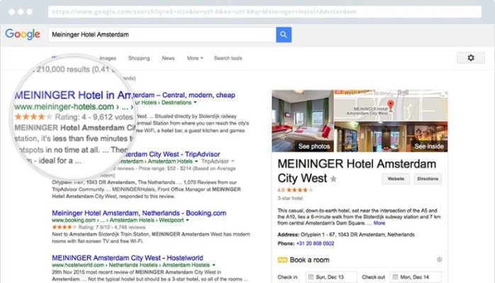 Rich Snippets Shown in Google Search rResults