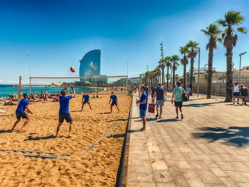 Beach volleyball with the team, organized by XOTELS for its revenue manager team members.